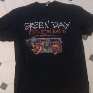 Green Day Revolution Radio Black T-Shirt